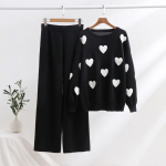 Vintage Love Kaheosaline lahtine naiste mood kootud kampsun p&uuml;ksid, &uuml;likond naistele s&uuml;gis-talv uus elegantne kampsun naisteriided One Size must