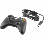 Manette Filaire USB Pour microsoft Xbox 360 Contr&ocirc;leur jeu video PC Windows Noir