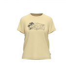 Levis Letter Maastik Prindiga &Uuml;mmarguse Kaelusega L&uuml;hikeste Varrukatega T-s&auml;rk Naiste T-s&auml;rgid Kollane 17369-2515 M
