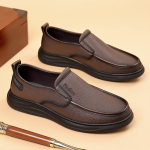 Moodsad kevad-s&uuml;gisesed meeste mustad Loaferid Elegantne Business Casual Jalan&otilde;ud libisemiskindlad Formaalne &auml;ri Nahast Jalan&otilde;ud meeste mokassiinidele 44 pruun