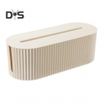 Kaablihalduskarp kaanega, toitejuhe, liigpingekaitse, laadija adapter, teleri, arvuti juhtmed, laua juhtmehoidja, organiseerija, peidik beež