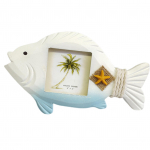 Vintage t&auml;ispuidust pildiraam Puit Unikaalse kujuga pildiraam &uuml;histoa lauakaunistuste jaoks Starfish helesinine v&auml;rv