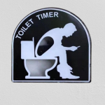 Tualetttaimer WC liivakell Viie minuti tualettruumi kujundamine Stressi leevendav m&auml;nguasi WC liivakell l&otilde;bus kingitus