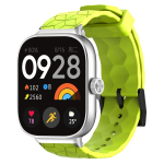Jalgpallimustriga silikoonist rihm Xiaomi Mi Band 7 8 Pro jaoks, asendus nutikella randmepael Correa Redmi watch 4 rihmale Redmi watch 4 laim
