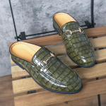 Meestemood INS Briti stiilis libisevad poolsussid vabaajajalatsid S&otilde;idujalatsid Pulmakingad Mokassiinid 38 roheline