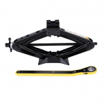 1,5-tonnine autole paigaldatud k&auml;sitsi v&auml;ntatav t&ouml;&ouml;j&otilde;us&auml;&auml;stja tungraud rehvivahetuseks null