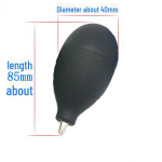 Metallist tolmupuhur telefonidele, s&uuml;learvutitele, kaamera objektiividele ja aiat&ouml;&ouml;dele must