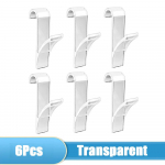 6 tk soojendusega k&auml;ter&auml;tikuivati ​​radiaatorihoidja riidepuu riidepuu vannikonksu hoidik Percha pleegable salli riidepuu k&auml;ter&auml;tik soojendusega konksud vanni jaoks