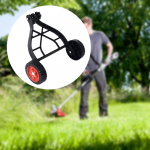 String Trimmer Wheel Portable 25 mm Adjustable, Lawn Mower Auxiliary Wheels for Walk behind