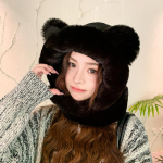 Armas pullover-m&uuml;ts, naiste s&uuml;gis- ja talvem&uuml;tsid, maskid, kaelakeed, integreeritud k&uuml;lmavastased jalgrattas&otilde;idud, sooja- ja tuulekindlad n&auml;okaitsed one size beež