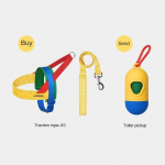 Ter&uuml;leen Lemmikloomad Koerte Rindkere Rakmed T&otilde;mbek&ouml;ie komplekt Jalutuskoerte jalutusrihm n&ouml;&ouml;r Suure suurusega reguleeritavad rakmed Lemmikloomatooted XS punane