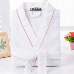 100% puuvillane vahvel hommikumantel, meeste naiste magamisriided, paar kevadsuvi pika pruudi hommikumantel Sleep Lounge hommikumantel kimono &ouml;&ouml;r&otilde;ivaste kleit L