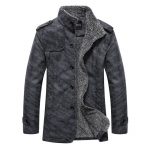 Uus talvine meeste jope ja mantel Tippkvaliteediga nahktagi Smart Casual Fur Plus sametjakk XXXXXL hall