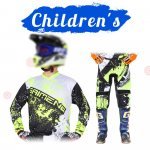 motokrossi k&auml;igukomplekt lastele 4 5 6 7 8 9 10 11 12 13 aastat Noor laps Mootorrattapoiss t&uuml;druk Jersey Pant Kits v&otilde;istluskost&uuml;&uuml;m Off-road Enduro MX MTB M-22