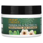 Desert Essence, Therapeutic Skin Ointment, Manuka Oil & Tea Tree Oil, 1 fl oz (29.5 ml) gray
