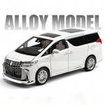Uus 1:18 Toyota Alphard MPV &uuml;legabariidiline sulamist mudel auto m&auml;nguasi survevalatud metallist valuheli ja kerge auto lastele automaatuksega sulamist auto poiss kingitus valge