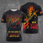 Suvised meester&otilde;ivad Rock Band T-s&auml;rk AC/DC 3D prindiga Lastele l&uuml;hikeste varrukatega T-s&auml;rgid Hip-hop Mood &Uuml;markaelusega vabaaja s&auml;rgid Topid XL