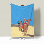 Tintini Kapiga Tekk Diivanitele Kohandatud Tekid Tegelased Kohev Ruuduline Luksuslik Voodipesu Vooditekk Rannar&auml;tik Kodu ja Sisustus 30x40in