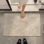 Lihtne diatomiitmuda paksustatud padi imav matt vannitoa uksematt kiiresti kuivav k&otilde;rgekvaliteediline vannitoamatt libisemiskindel 40 * 60CM