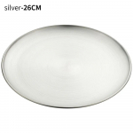 Euroopa stiilis roostevabast terasest &otilde;htus&ouml;&ouml;gitaldrikud Grill-serveerimisn&otilde;ud &uuml;mmargune kandik L&auml;&auml;ne lihapraad k&ouml;&ouml;k restorani hoiualus 17CM