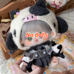 20 cm Moenukk Puuvillane Idolnukk Plush Beebi m&auml;nguasi Lehm Riided Kleit Armsad Palus tegelased M&auml;nguasjade kollektsioon Kingitused
