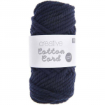 Pelote de corde en coton 25 m - Bleu Marine