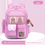 Capibara kerge ja mahukas seljakott 1.&ndash;6. klassi p&otilde;hikooli t&uuml;drukutele, selgroo kaitsega small