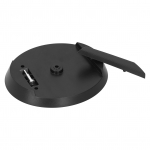 Professionaalne 2-in-1 vertikaalne alus m&auml;ngukonsooli hoidja alus tarvik PS5 m&auml;ngukonsoolile valge