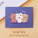 Moomiksi &uuml;mbriku kokkuvolditav &otilde;nnitluskaart &otilde;pilaste laste s&uuml;nnip&auml;evaks, s&otilde;numiks, Tanabata &uuml;lestunnistuseks ja &otilde;nnistuseks