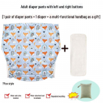 Lekkekindlad pestavad riidest m&auml;hkmed eakate uriinipidamatuse hooldamiseks &ndash; pehmed ja mugavad XXL (Waist 2.5-3.4 chi, 120-200 jin)