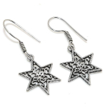 Traditional Look Handmade 925 Sterling Silver Jewelry Earring 1.65 y6p05