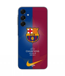 &Uuml;mbris Samsung Galaxy A16 jaoks Barcelona FC Real Madrid Meistrite liiga Maniacase must
