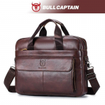 BULLCAPTAIN esimese kihi veisenahast s&uuml;learvutikott 14-tolline &otilde;lakott &auml;riportfelli br&auml;ndi k&auml;ekott kohv