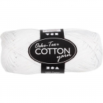 Pelote de fil de coton - 50 g Blanc