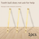 Back Scrapering of A Long Handle in Light Wooden Wood for Men Wood color