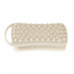 2-&uuml;hes silikoonist du&scaron;ihari koorija peanaha masseerija &scaron;ampooniharja puhastusvahend lilla