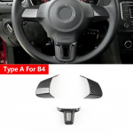 ABS s&uuml;sinikkiust roolikatte kaitsekaunistus VW Golf 6 MK6 Passat B7 CC Jetta Bora Polo Tiguan Caddy Touran Sharan jaoks