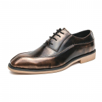 Formaalsed &Auml;rinahast Lamedad Kingad Elegantne Meeste Oxford Kingad Pulmapeo Kleitkingad Uus Mood Teravaotsaline Kontori Meeste Brogue Kingad 38 pruun