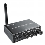 VAORLO Bluetooth 5.3 Heli vastuv&otilde;tja+Koaksiaal DAC konverter+USB U-ketta esitus+6,5 mm mikrofon Karaoke juhtmevaba adapter 3,5 mm AUX RCA T500