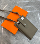 Piiri&uuml;lene Ehtsast Nahast Lit&scaron;i Mustriga Naiste Ristkandmiseks Telefoni K&auml;sikott Moodne Ja Mitmek&uuml;lgne Vertikaalne Mini &Otilde;lakott Kingikarbiga Length 11cm X Height 17cm hall