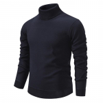 S&uuml;gis- ja talvine meeste kampsun silmkoeline kampsun, l&otilde;ngaga meeste pikkade varrukatega pullover Trend k&otilde;rge kaelusega alumine kampsun M