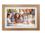 Digitaalne pildiraam FULL HD FRAMEO Wi-Fi Puuteekraan IPS 15.6&rdquo; 16GB Denver PFF-1543LW heledast puidust, Denver pruun
