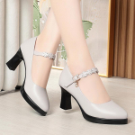 K&otilde;rge kontsaga platvormkingad 2025 kevad uus mood k&otilde;rge kontsaga kingad naine PU nahk veekindlad kingad femme naiste kontorikingad 35