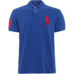 Polo Ralph Lauren Big Pony Tikitud Vabaaja L&uuml;hikeste Varrukatega Polo S&auml;rk Meeste topid Sinine 710692227-023 S