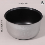 Elektrilise survekannu vooder 2/3L Mittekleepuv riisipott Gall Sisemised Tarvikud Kannu Osad 11.1*21cm