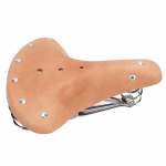 Vintage klassikalises stiilis lehma nahast jalgrattasadula retro-jalgrattapadi vedrudega v&auml;lirattas&otilde;iduks