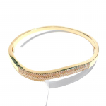 Moodne Kerge Luksus Tsirkoon K&auml;ev&otilde;ru S&auml;deleb K&otilde;rge Kvaliteediga ja Mitmek&uuml;lgse Stiiliga K&auml;ev&otilde;ru Ehted 19CM kuld