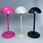 Plastic Wig and Hat Stand - Portable, In-Stock, and Ideal for Storage roosa punane v&auml;rv
