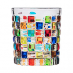 V&auml;rvilised k&auml;sitsi maalitud viskiklaasid gooti rokkstiilis veiniklaas s&auml;delevast v&auml;rvilisest sooda-lubiklaasist D