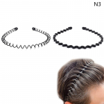 Libisemiskindel must metallist laineline stiil spordijuuksepael Vastupidav meeste naiste unisex juuksepael vabaaja peakate t&auml;iskasvanutele, poistele kingitus